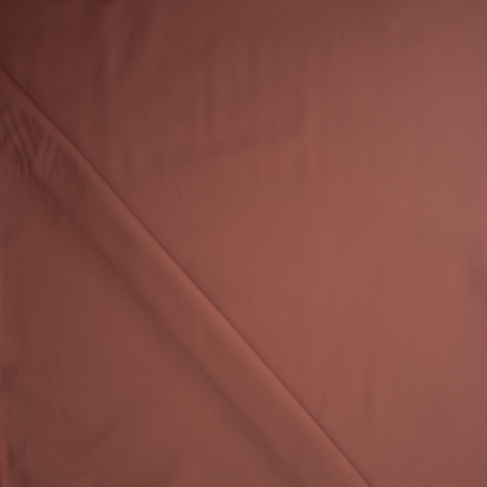 Rust Fine Stretch Twill Fabric By The Yard - Wide shot