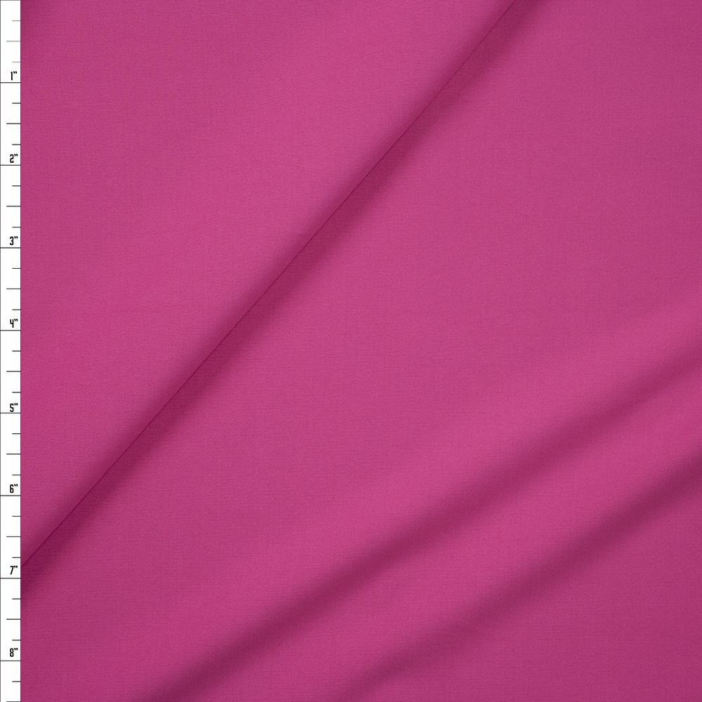 Hot Pink Matte Nylon/Spandex Fabric By The Yard