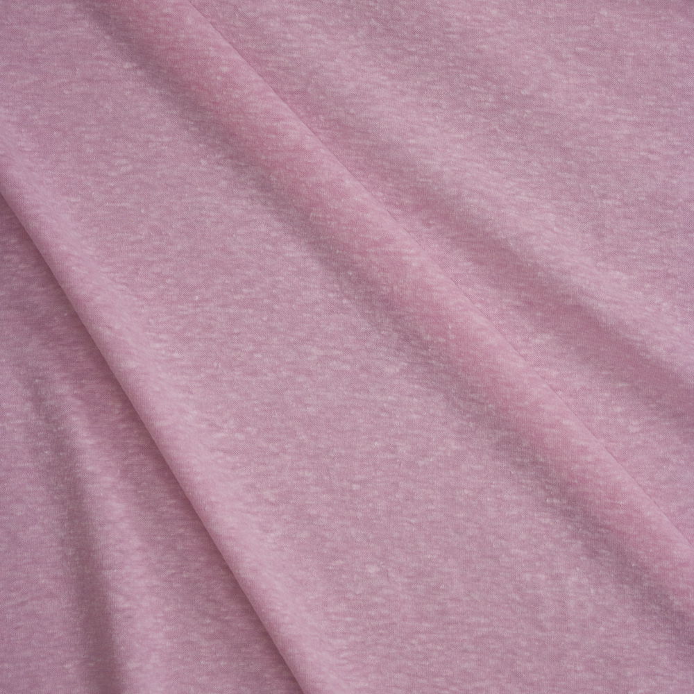 Light Pink Lightweight Designer Slubby Knit Fabric By The Yard - Wide shot