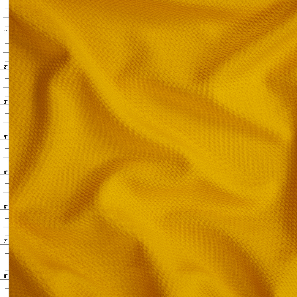 Yellow Gold Bullet Textured Liverpool Knit Fabric By The Yard