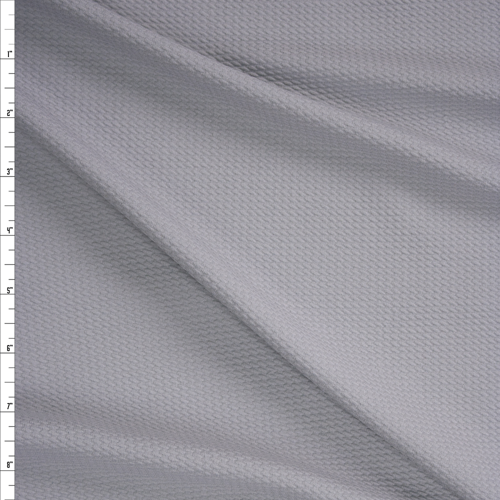 Silver Bullet Textured Liverpool Knit Fabric By The Yard