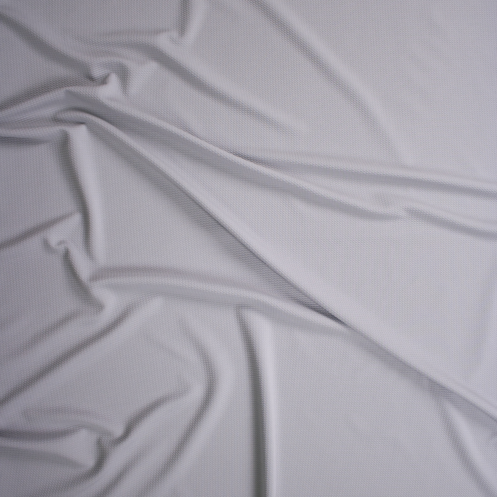 Silver Bullet Textured Liverpool Knit Fabric By The Yard - Wide shot