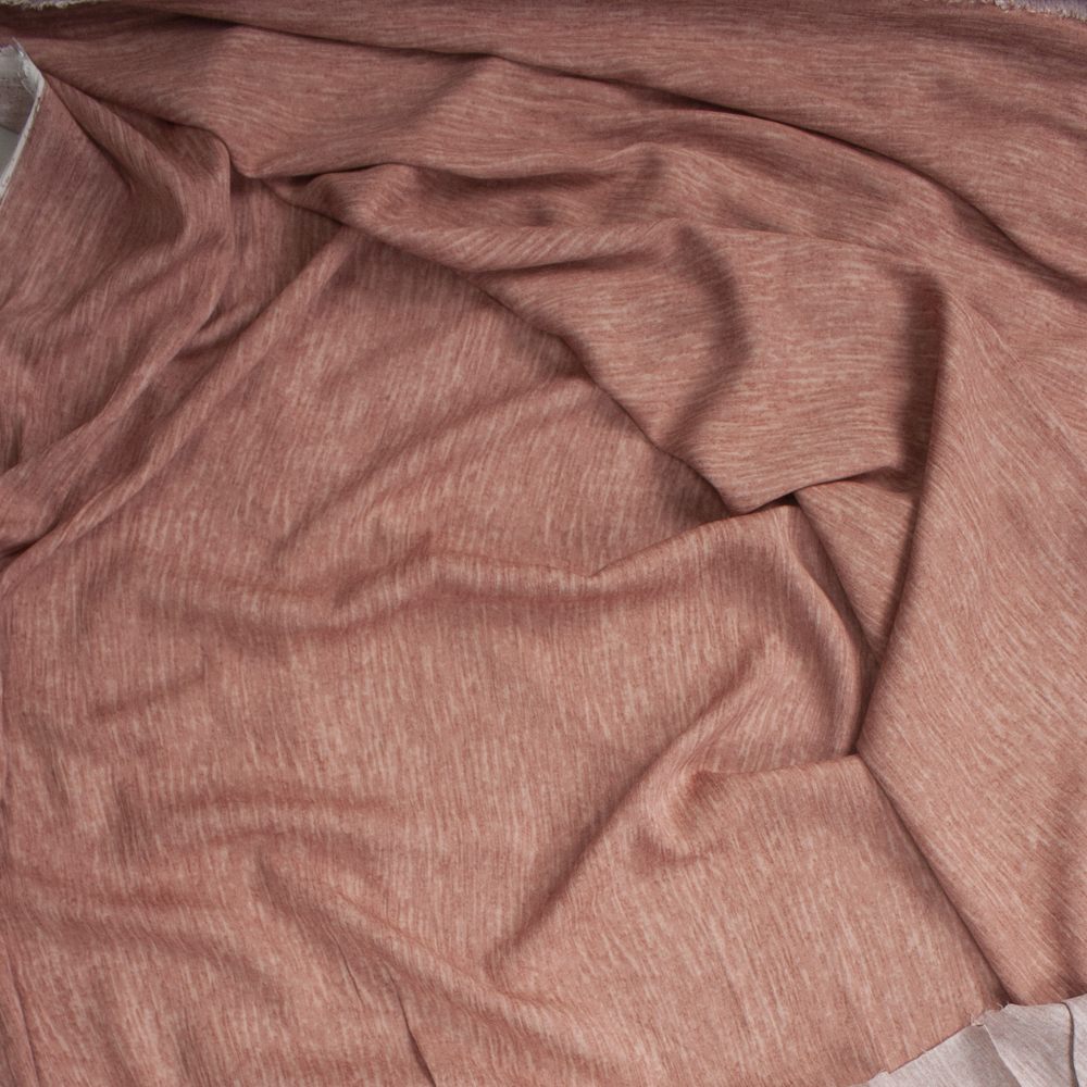 Rose Heather Rayon Gauze Fabric By The Yard - Wide shot