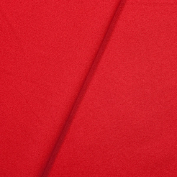 Red Stretch Cotton Broadcloth Fabric