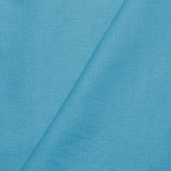Light Turquoise Stretch Cotton Broadcloth Fabric