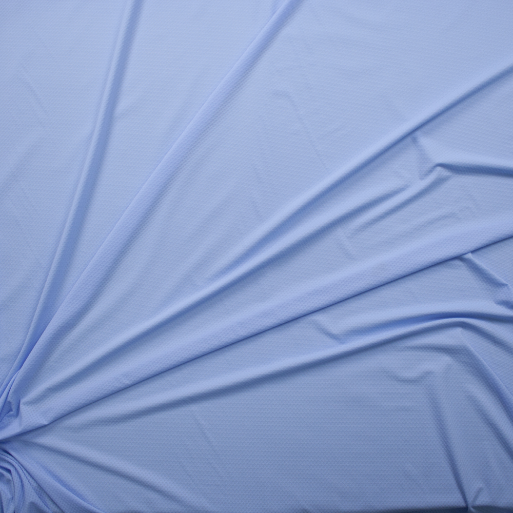 Light Blue Stretch Diamond Pattern Performance Spandex Fabric By The Yard - Wide shot