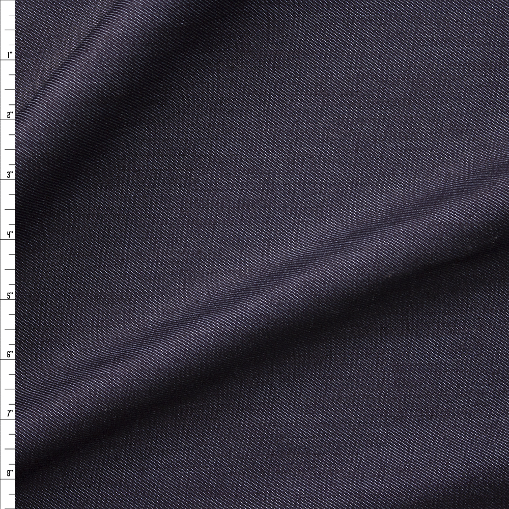 Dark Indigo Designer 10oz Denim from ‘7 for All Mankind’ #24471 Fabric By The Yard