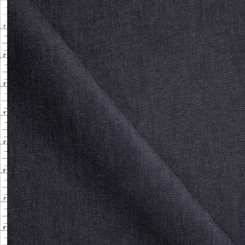 Indigo Designer Stretch Denim #25544 Fabric By The Yard