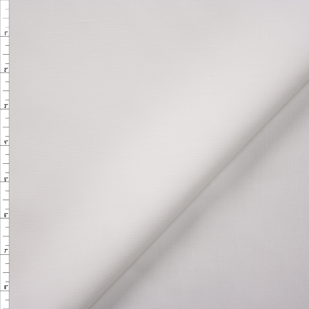 Warm White Midweight Cotton Twill #25595 Fabric By The Yard