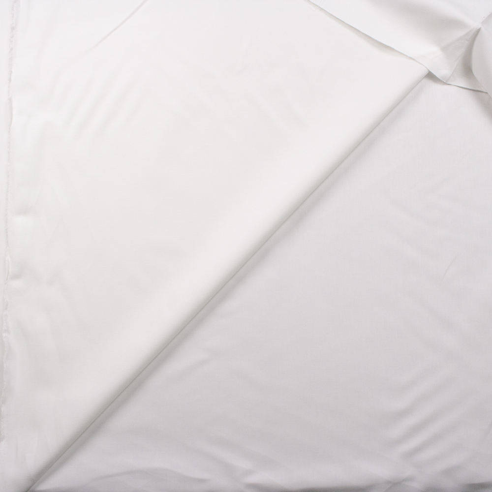 Warm White Midweight Cotton Twill #25595 Fabric By The Yard - Wide shot