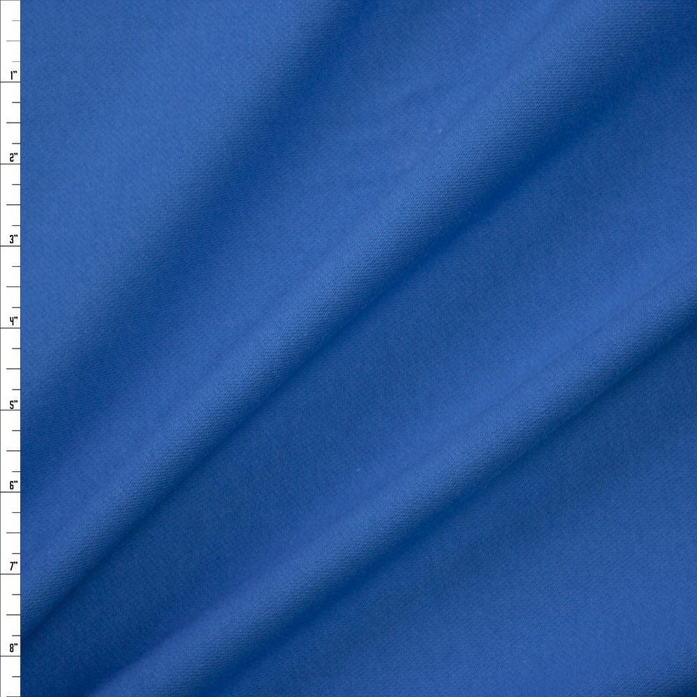 Blue Sweatshirt Fleece Fabric By The Yard
