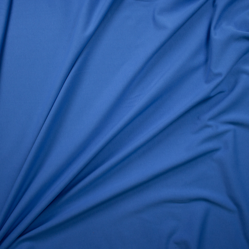 Blue Sweatshirt Fleece Fabric By The Yard - Wide shot