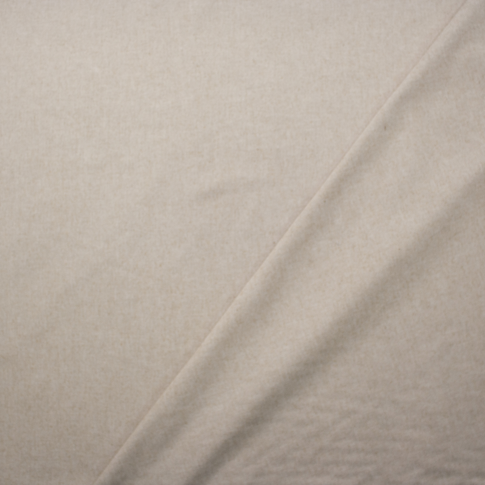 Oatmeal Washed Cotton/Linen Blend Duck Canvas Fabric By The Yard - Wide shot