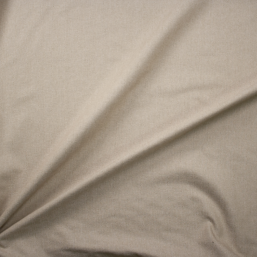 Oatmeal Slubby Washed Cotton/Linen Blend Fabric By The Yard - Wide shot