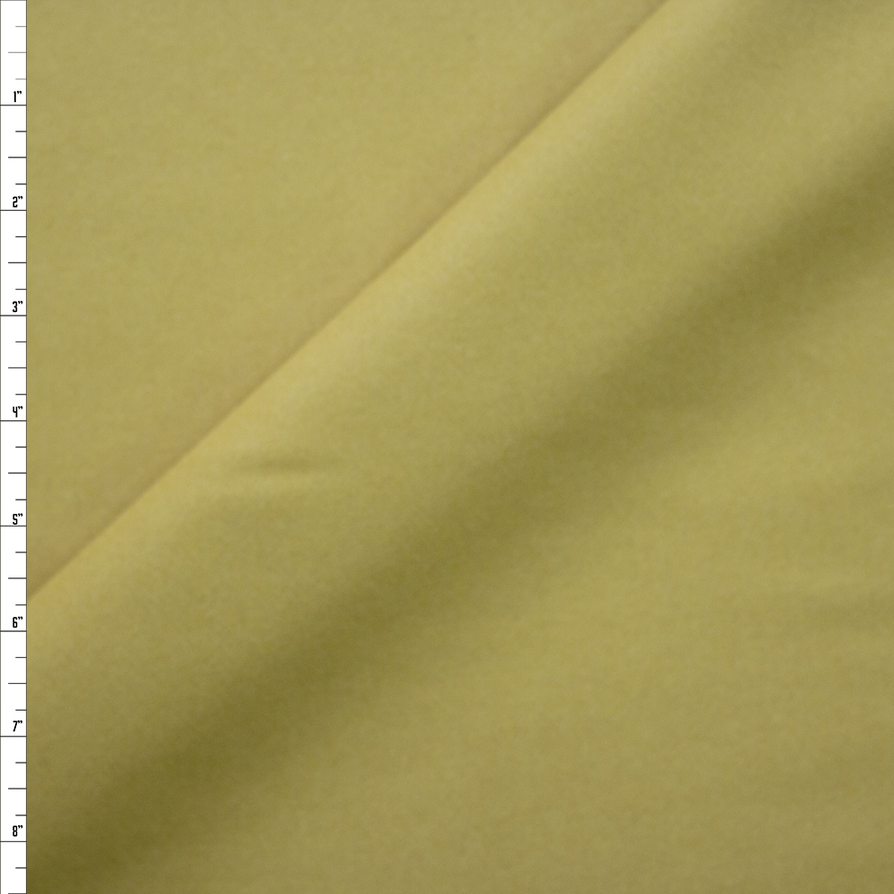 Chartreuse Yellow Wool Melton Fabric By The Yard