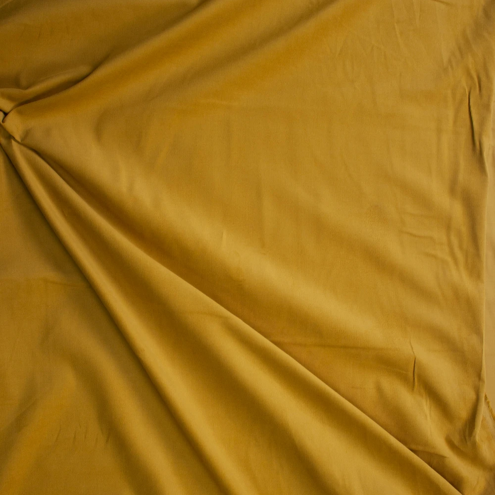 Mustard 21W Corduroy from Robert Kaufman Fabric By The Yard - Wide shot