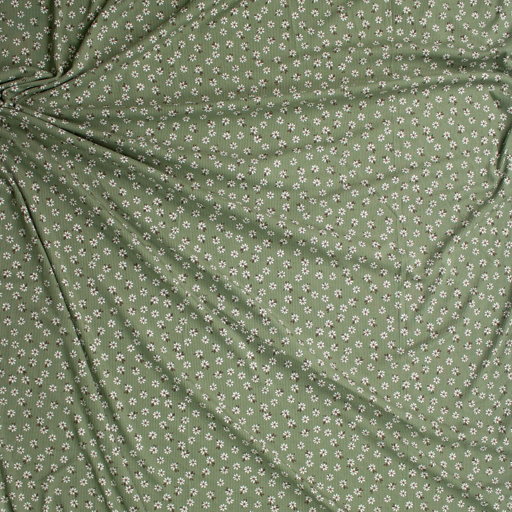 1016 Sage 2x1 Yummy Rib by Mook Fabrics Fabric By The Yard - Wide shot