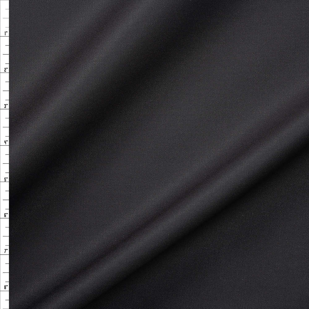 Black Cotton Twill