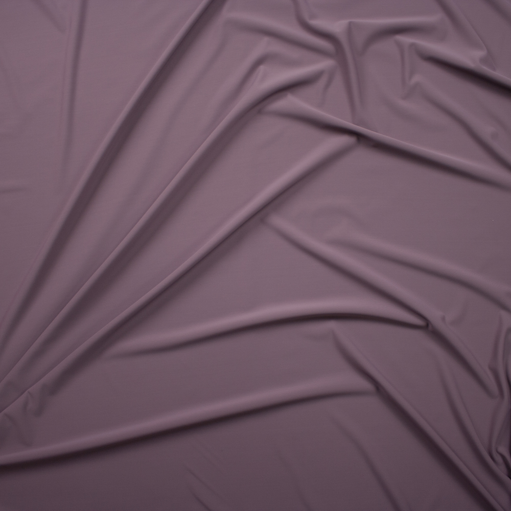 Dusty Lavender Designer Midweight Nylon/ Spandex Swim Knit #25853 Fabric By The Yard - Wide shot