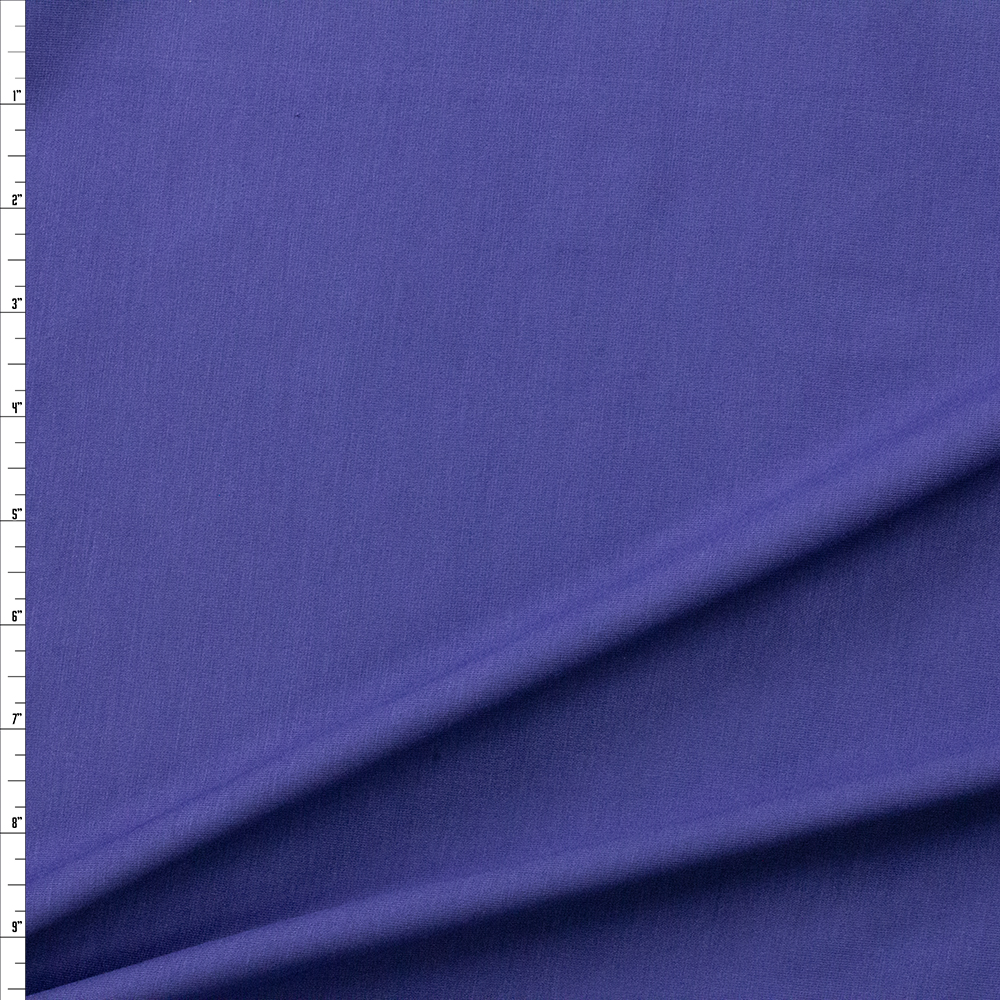 Dusty Purple Designer Ponte De Roma Fabric By The Yard