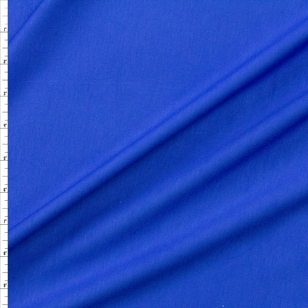Blue Designer Ponte De Roma Fabric By The Yard