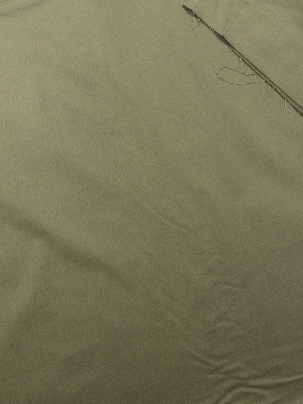 Olive Green Designer Viscose Nylon Stretch Twill Fabric By The Yard - Wide shot