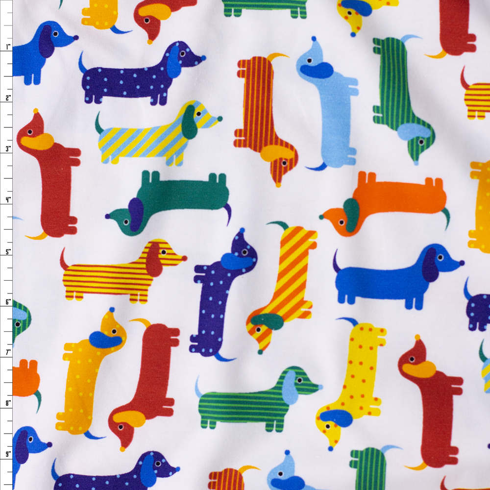 Urban Zoologist Multi Cotton/Spandex Laguna Jersey Fabric By The Yard