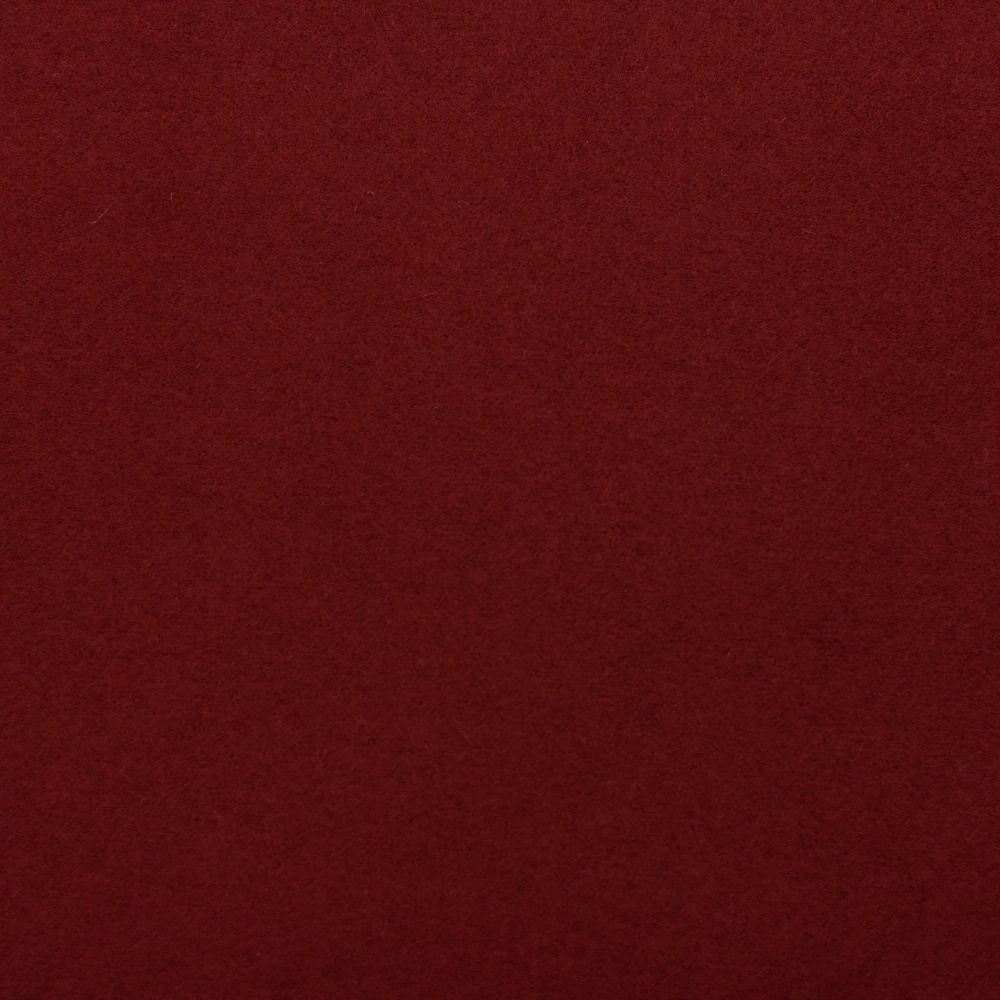 Wine Double Weave Wool Coating Fabric By The Yard - Wide shot