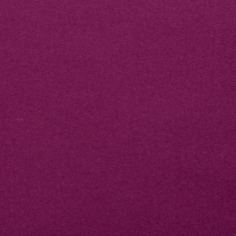 Magenta Double Weave Wool Coating Fabric By The Yard - Wide shot