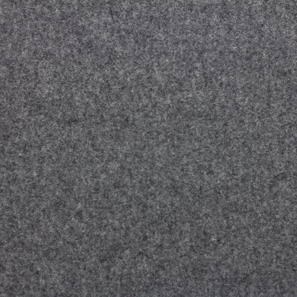Heather Grey Double Weave Wool Coating Fabric By The Yard - Wide shot