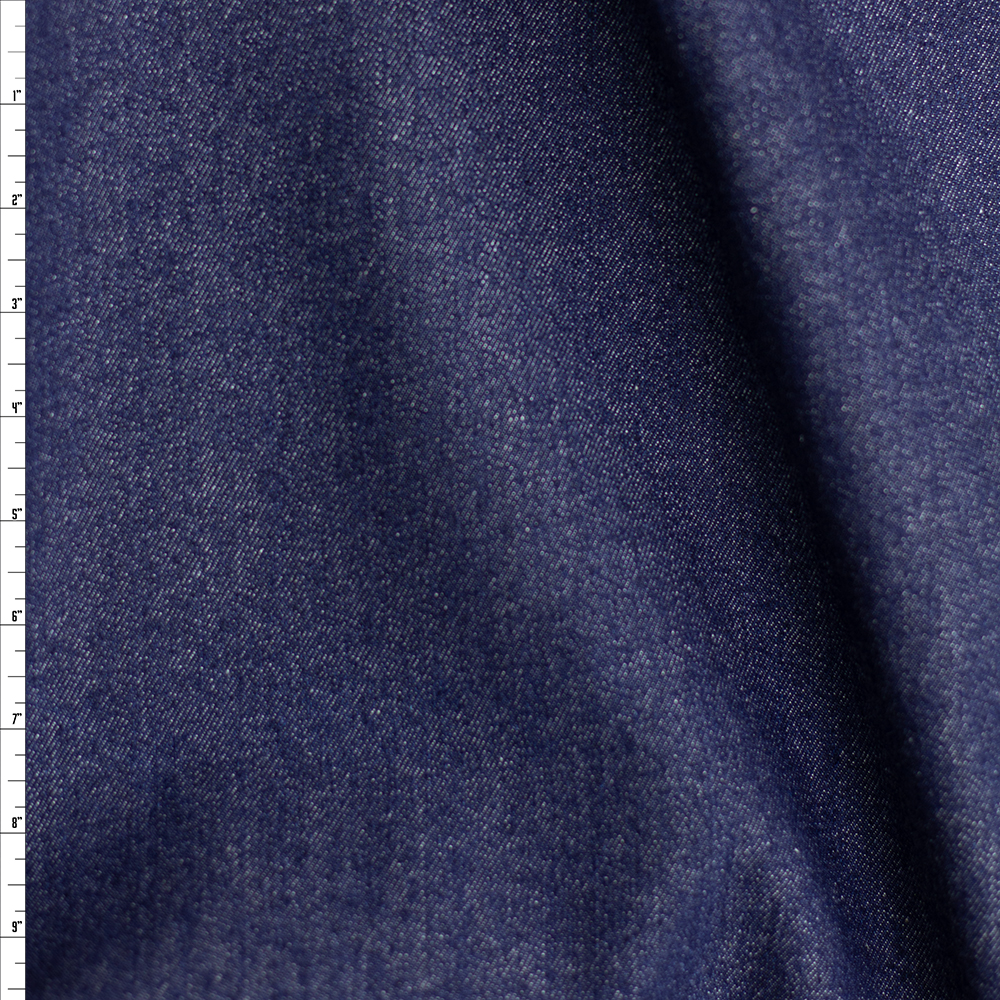 Indigo Designer Denim #25992 Fabric By The Yard