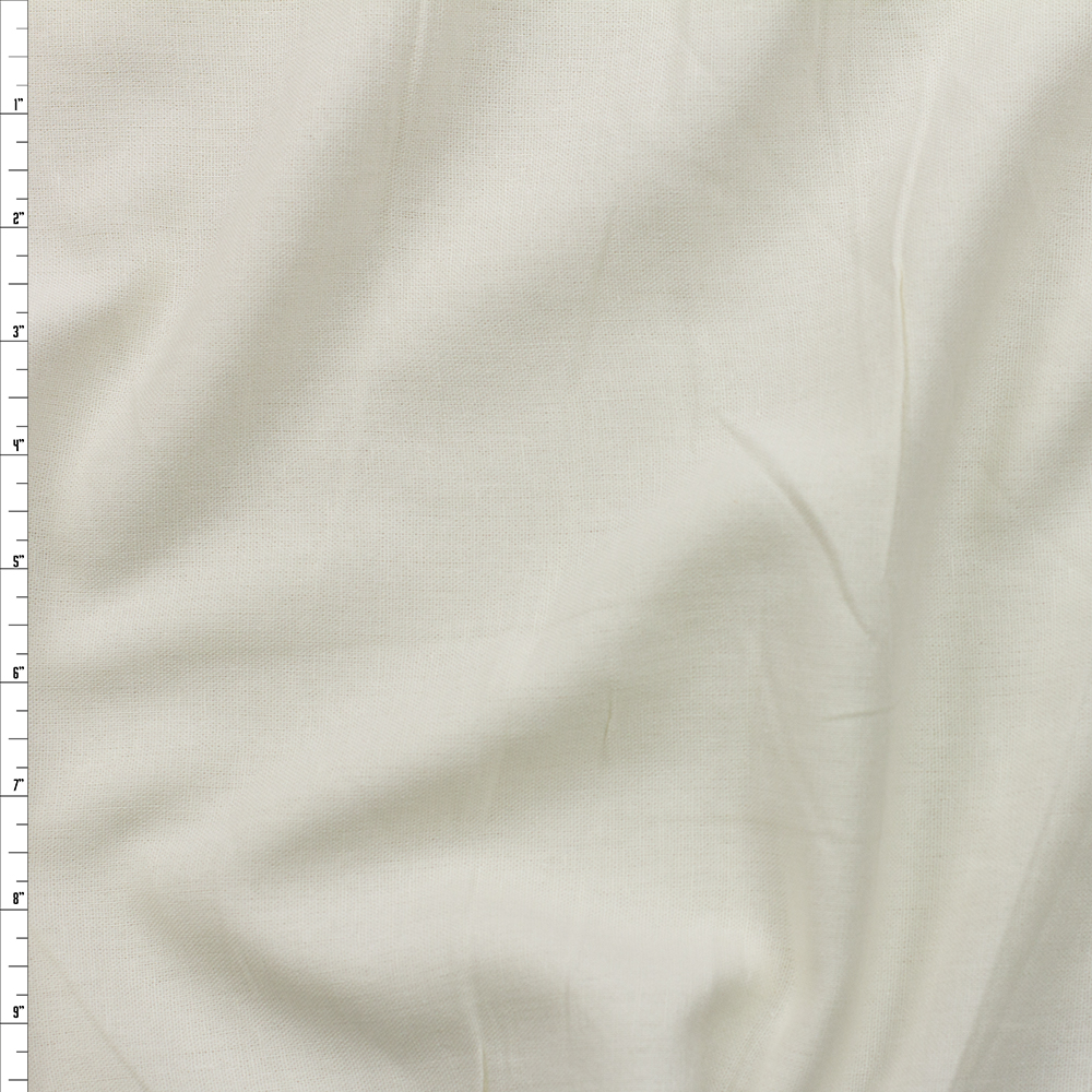 Offwhite Rayon/Linen #26004 Fabric By The Yard