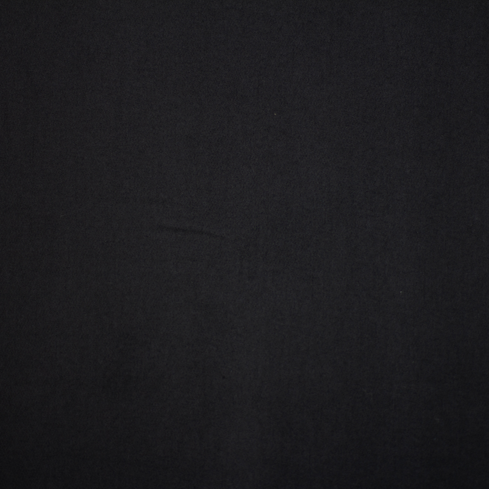 Black Stretch Modal French Terry Fabric By The Yard - Wide shot
