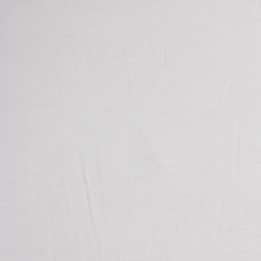 White Stretch Modal French Terry Fabric By The Yard - Wide shot