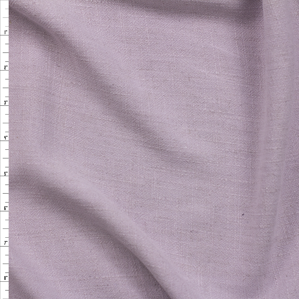 Lilac Textured Rayon/Linen Fabric By The Yard