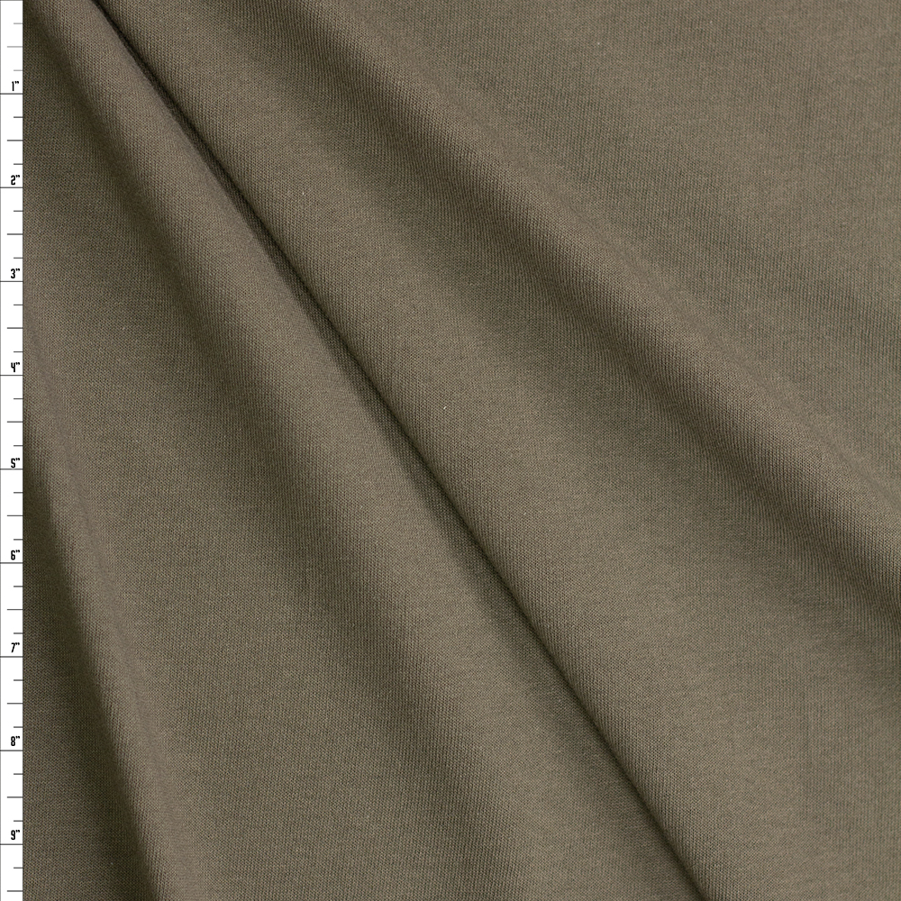 Moss  Cotton Jersey Knit #26173 Fabric By The Yard