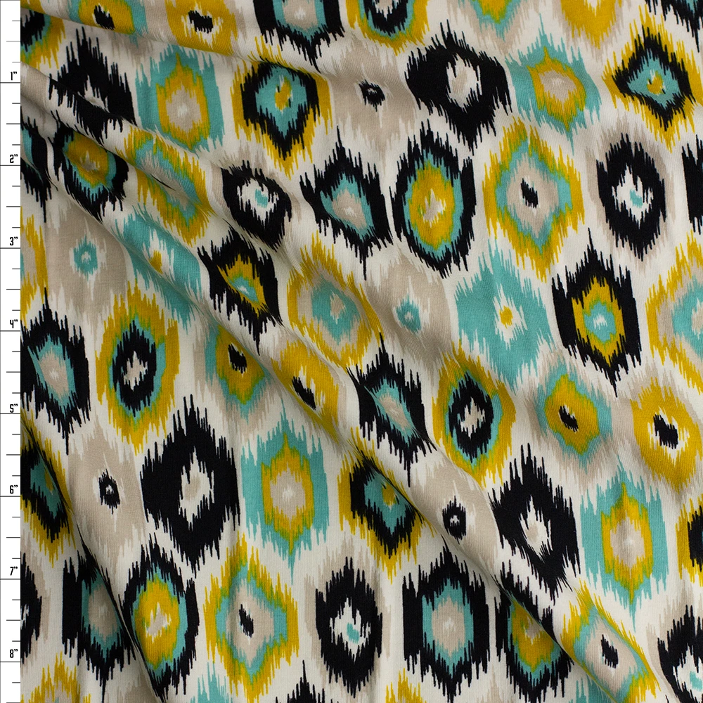 Crafthound Blurry Frontiers Cotton/Spandex Knit by Art Gallery Fabrics Fabric By The Yard