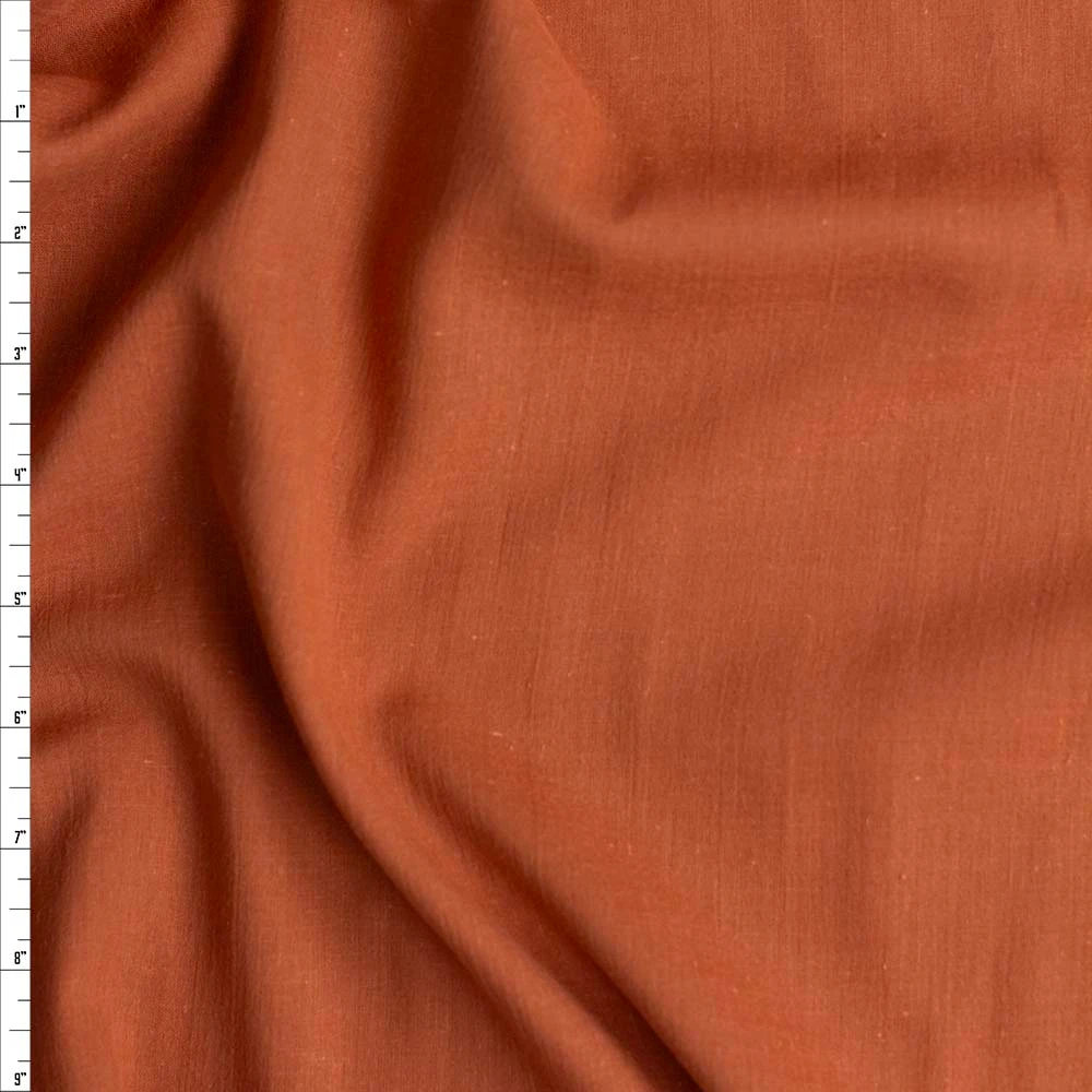 Terracotta Cotton Lawn #26614 Fabric By The Yard
