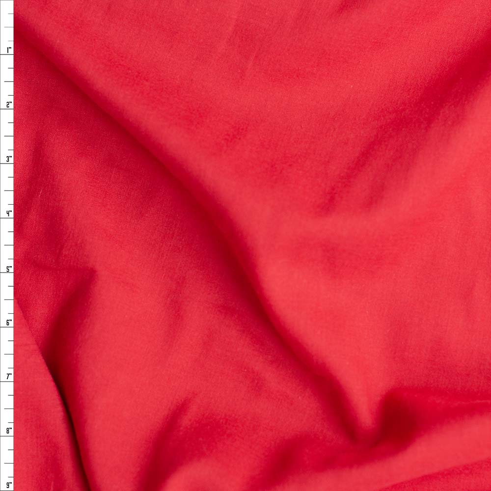 Red Cotton Lawn #26616 Fabric By The Yard