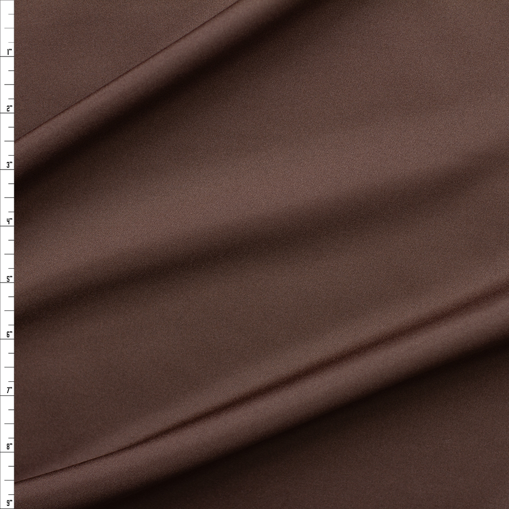Brown Polyester Pongee Fabric By The Yard
