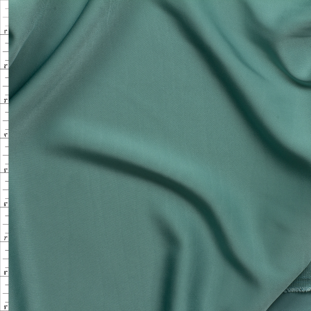 Seafoam Japanese Matte Stretch Satin Fabric By The Yard