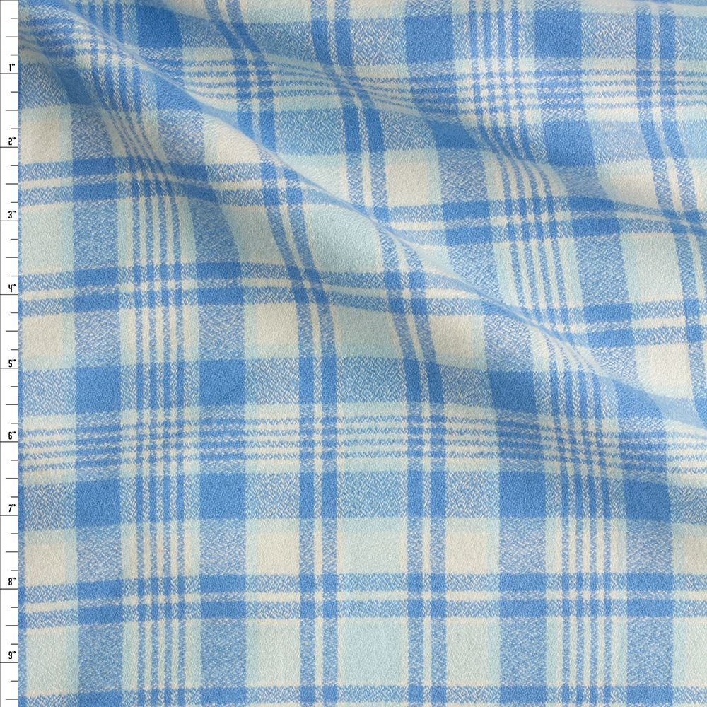 Seascape Organic Mammoth Plaid from Robert Kaufman Fabric By The Yard