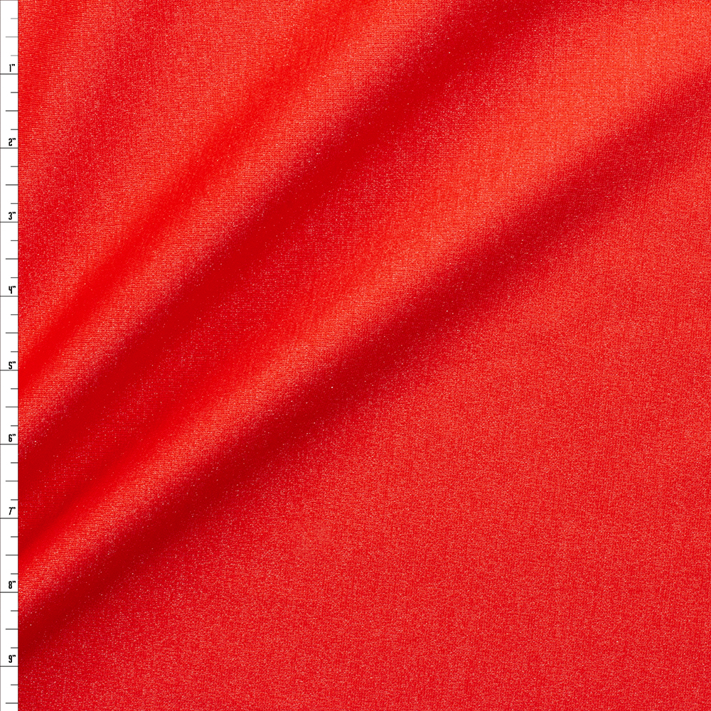Scarlet Sparkle Ponte De Roma From Robert Kaufman Fabric By The Yard