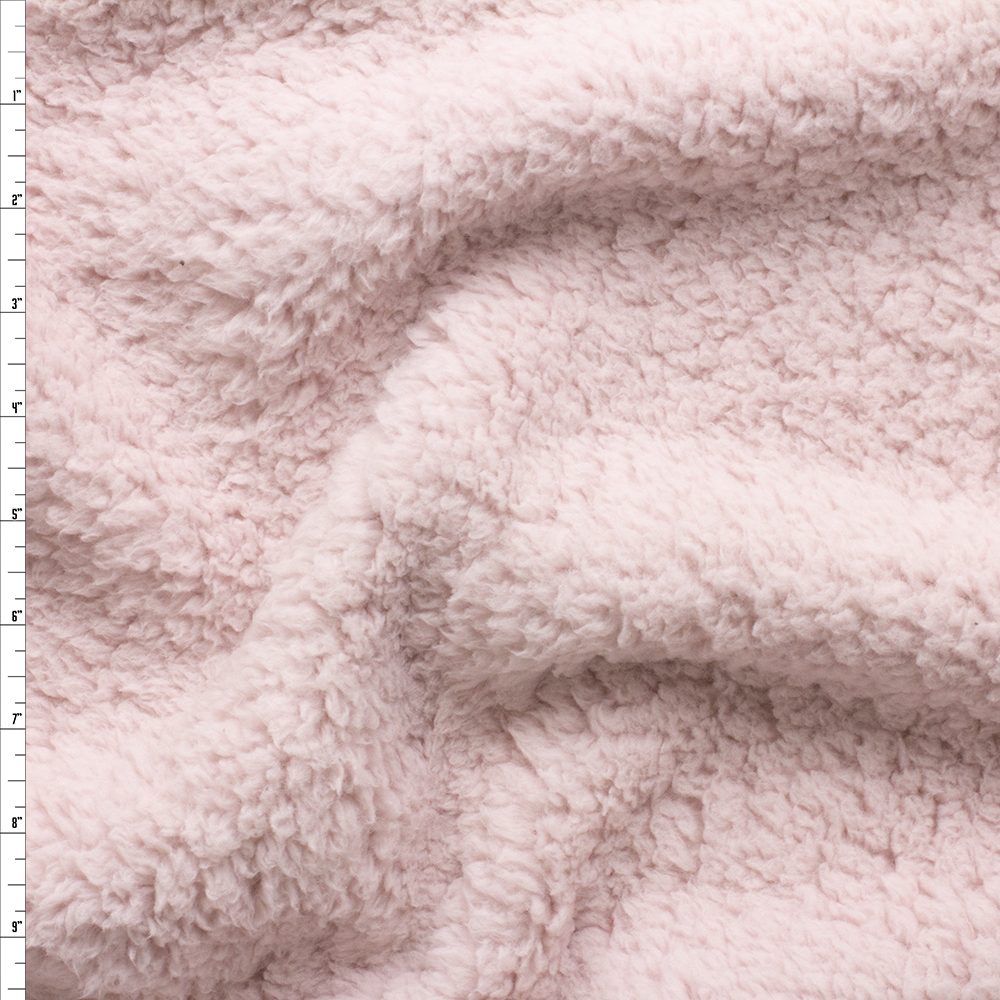 Baby Pink Double Sided Cloud Cuddle Fabric By The Yard