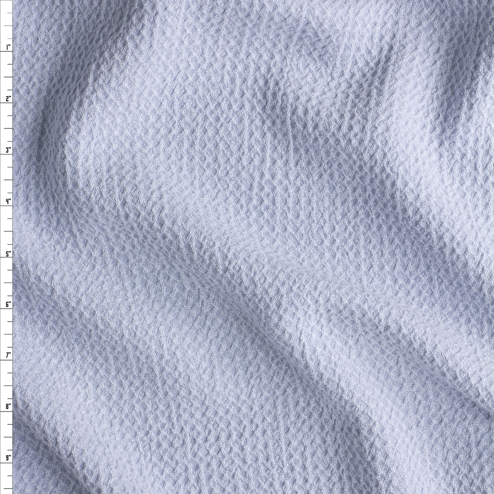 Baby Blue Heavyweight Diamond Texture Gauze #27533 Fabric By The Yard