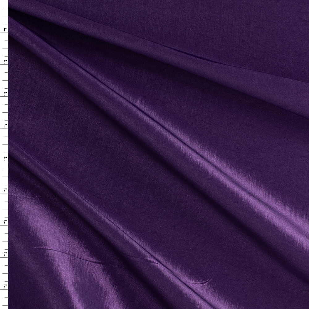 Plum Stretch Taffeta #27573 Fabric By The Yard