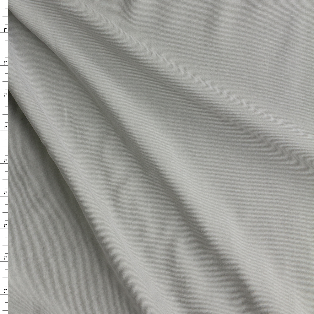 Warm Grey Tencel Twill #27580 Fabric By The Yard