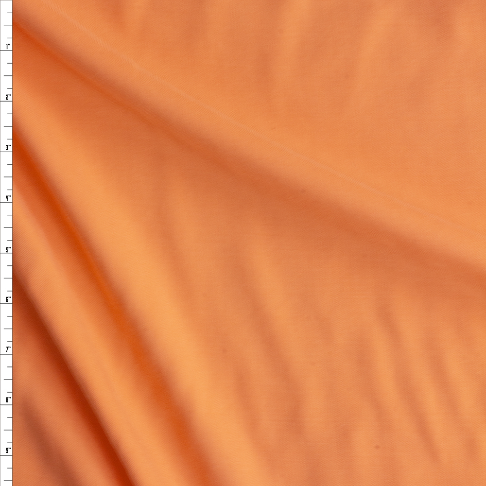 Sherbet Orange Tencel Twill #27582 Fabric By The Yard