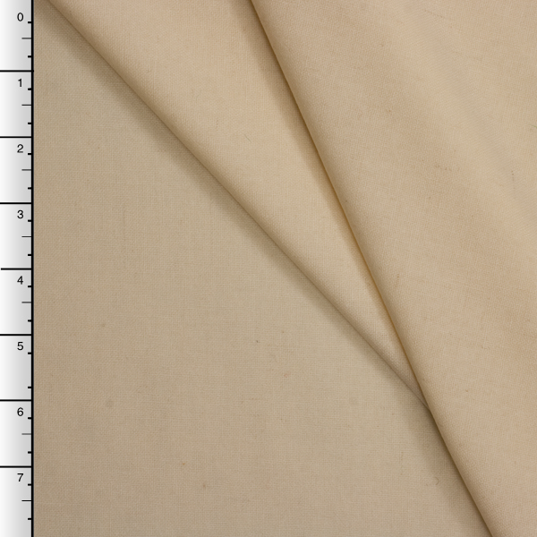 Natural Midweight Wool Gabardine