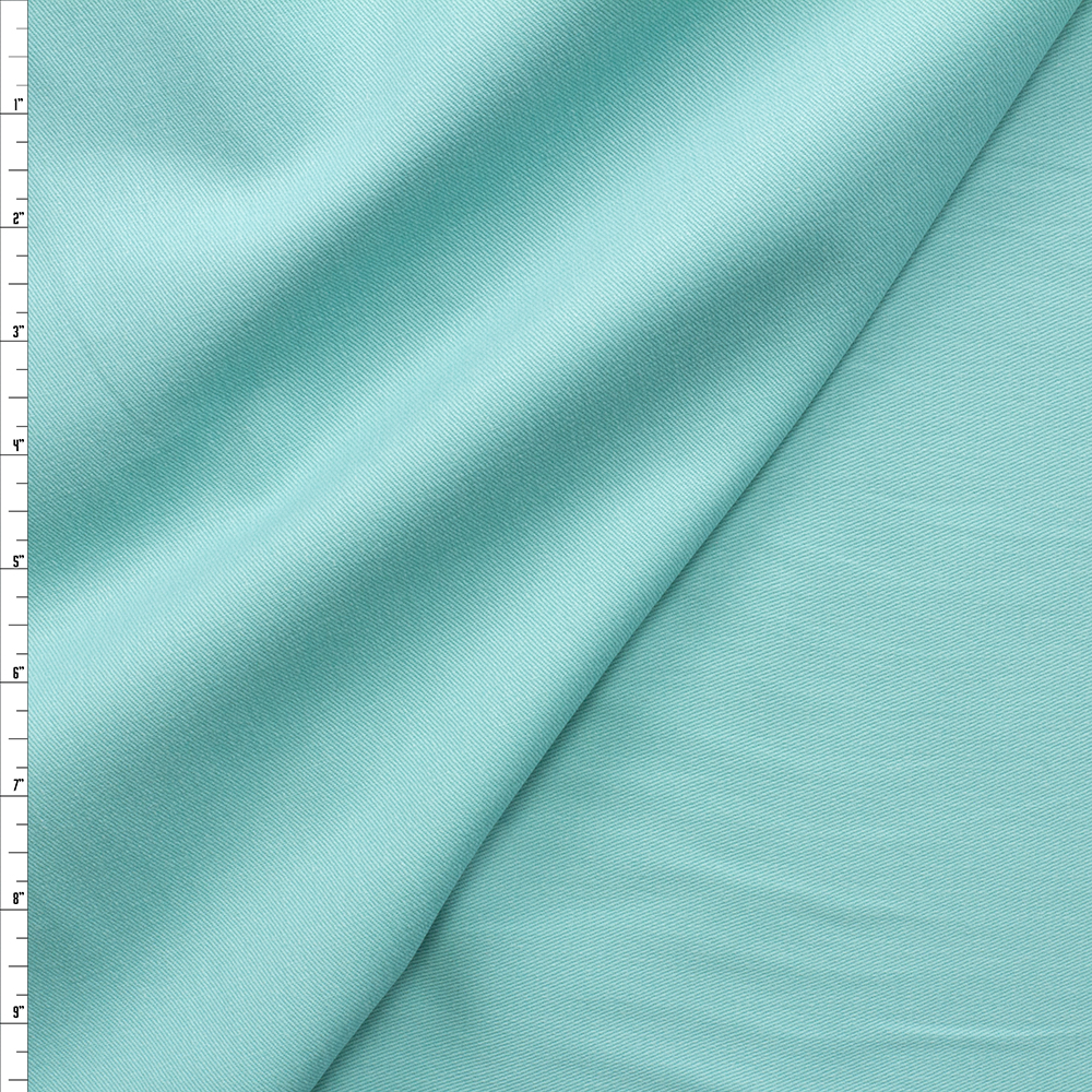 Seafoam Designer Cotton Twill #27827 Fabric By The Yard